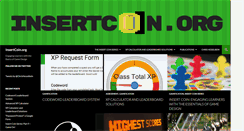 Desktop Screenshot of insertcoin.org