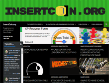 Tablet Screenshot of insertcoin.org